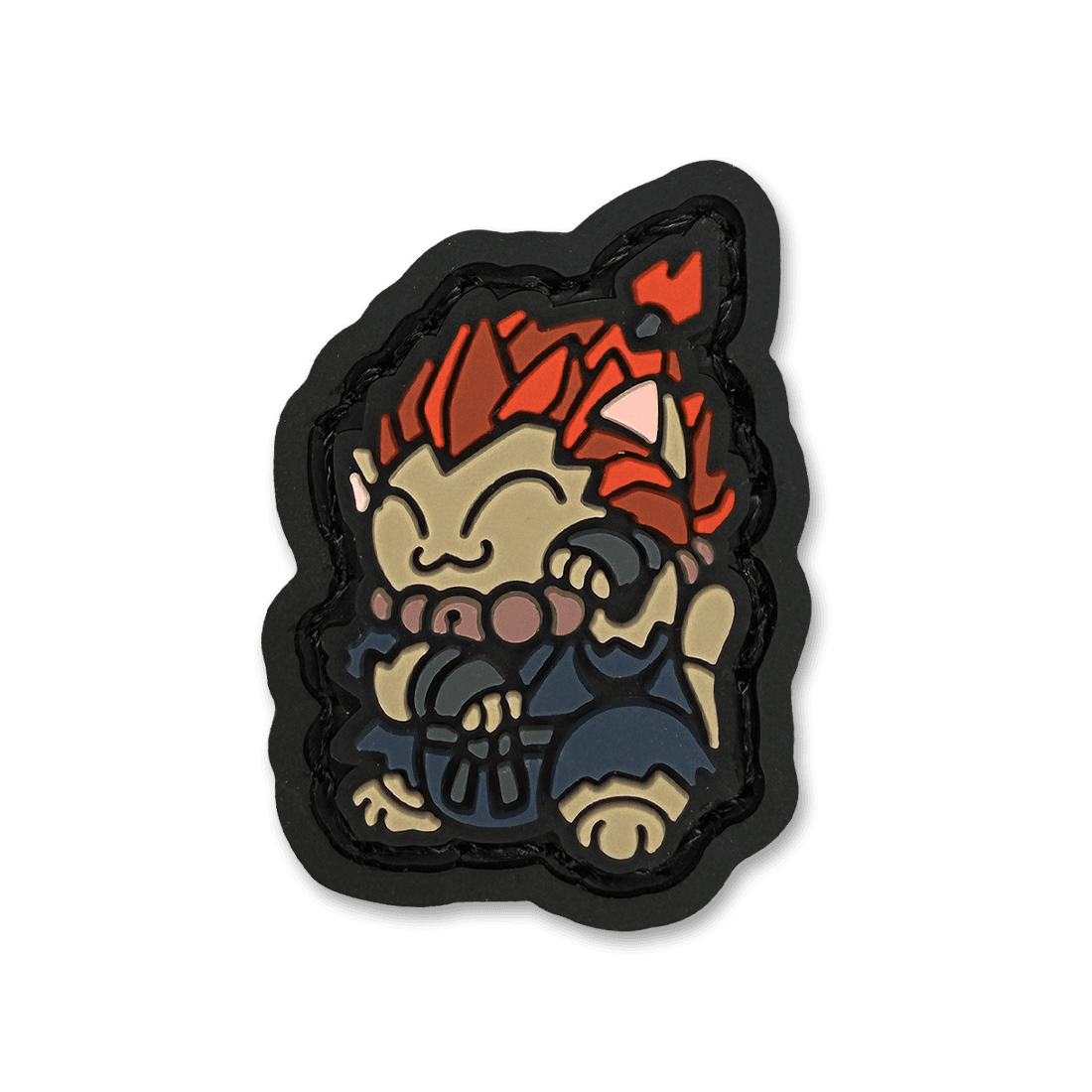 Akuma Neko RE Ranger Eye patch featuring a cute character design with red hair and blue clothes in a lucky cat pose.