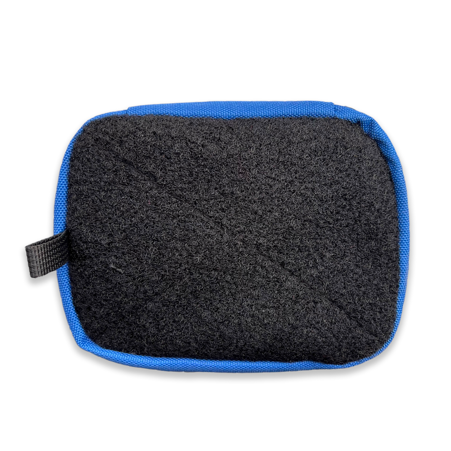 Companion 002 Pouch - Blue pocket organizer back side with velcro loop area for patches.