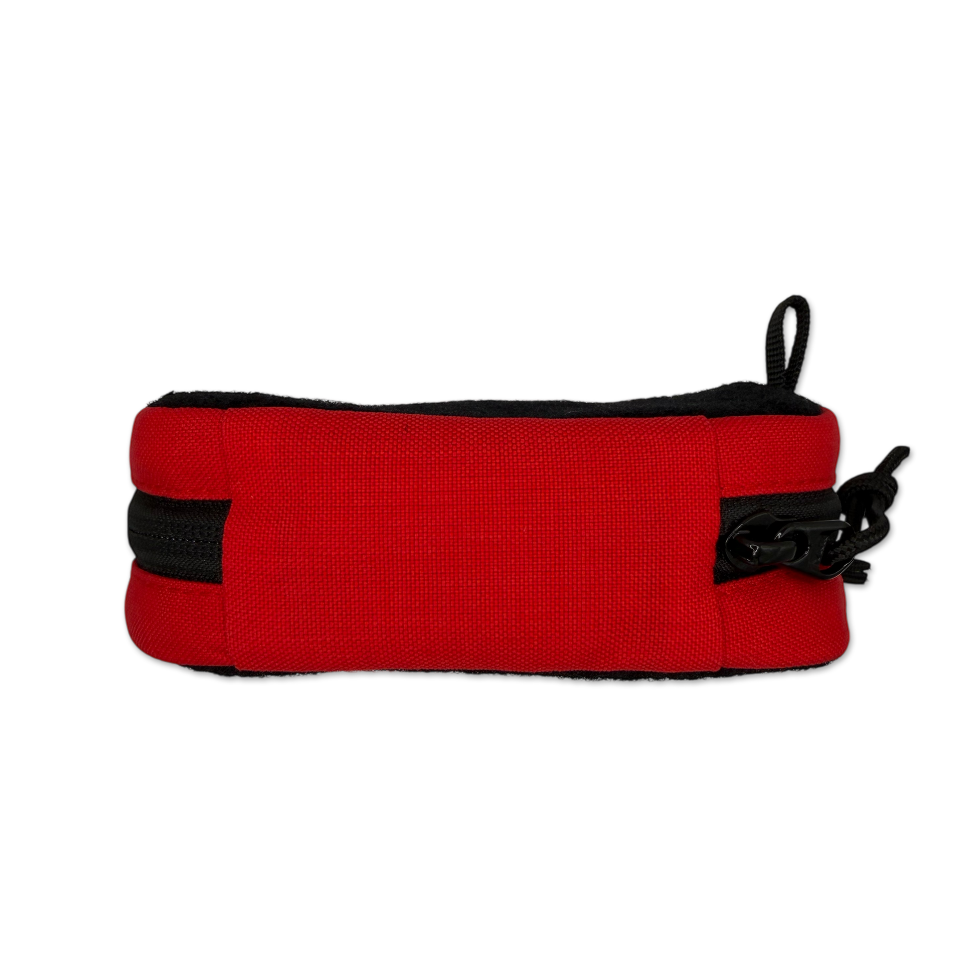 Companion 003 Modular Pouch - Red Cordura top side with velcro loop area for patches.