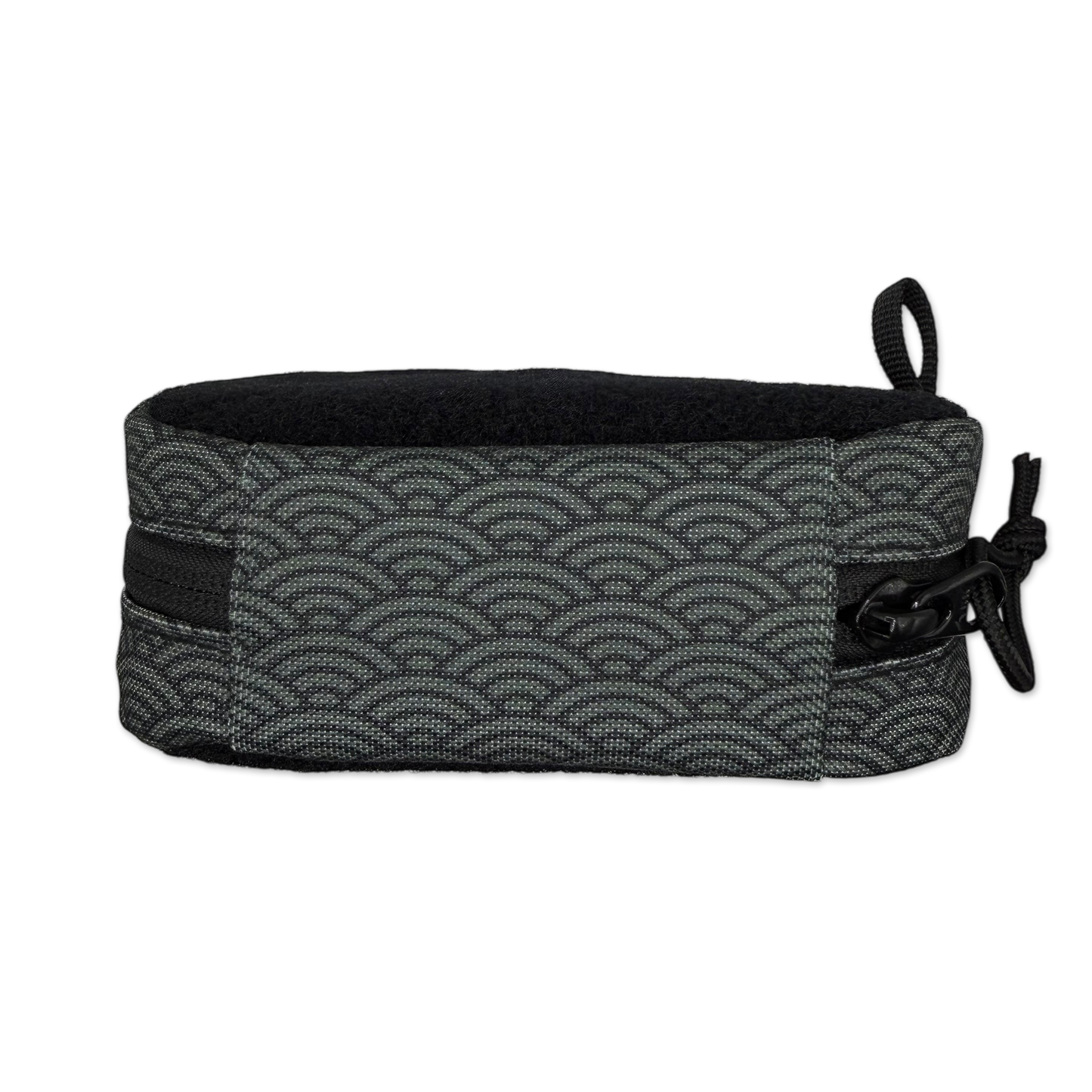 Companion 003 Modular Pouch - Seigaiha pocket organizer top view.