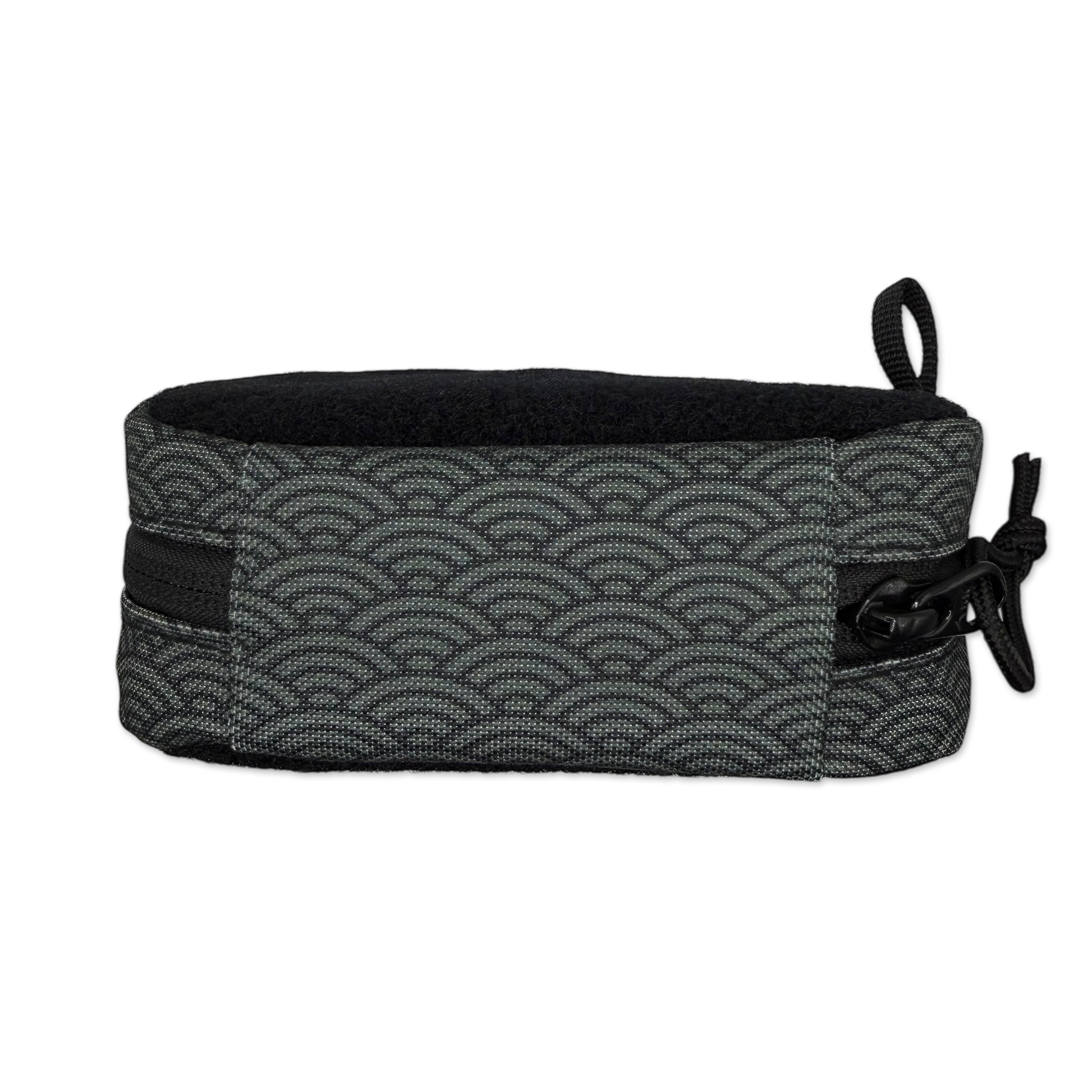 Companion 003 Modular Pouch - Seigaiha pocket organizer top view.