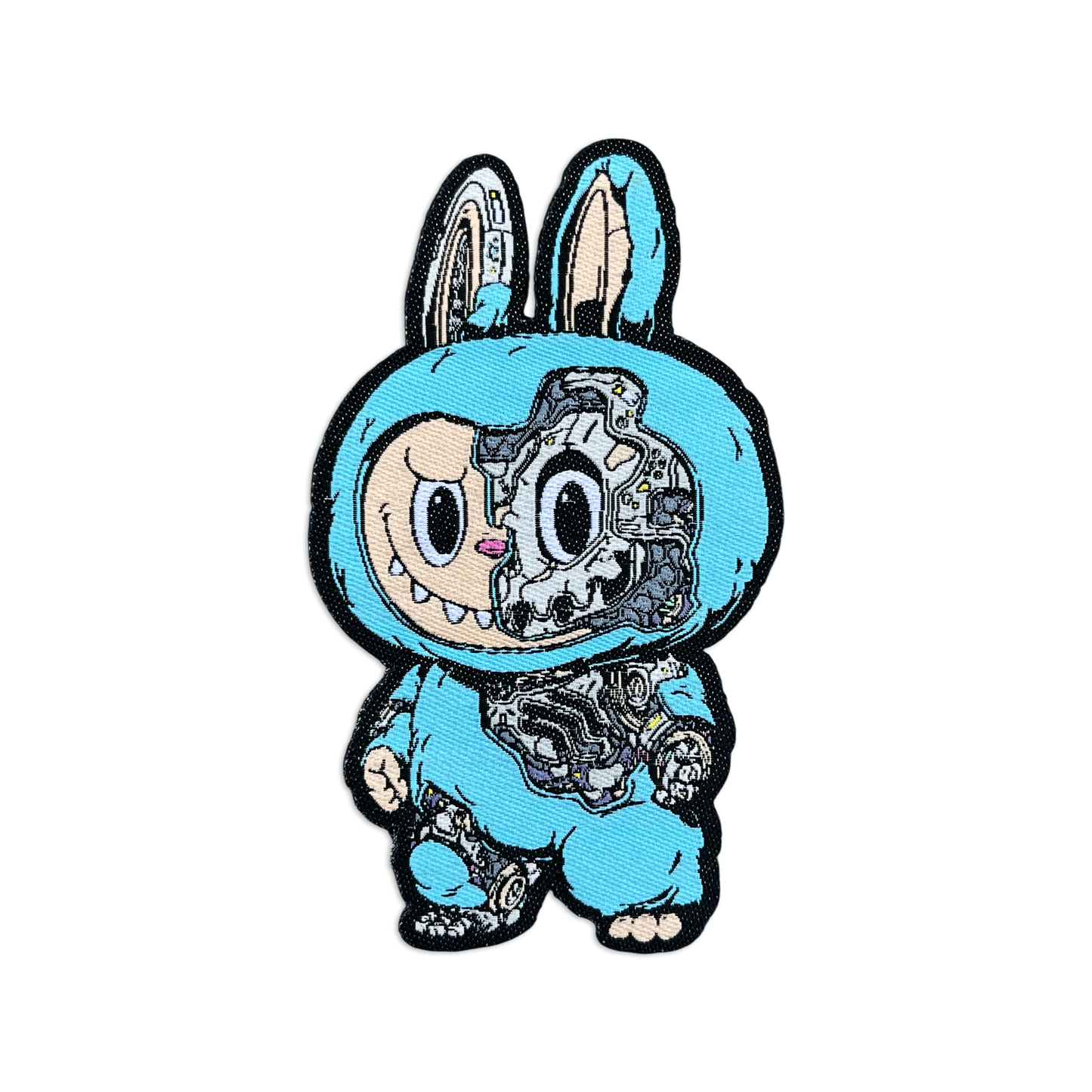 Mechasoul Monster Patch showing a cute blue mechanical monster.