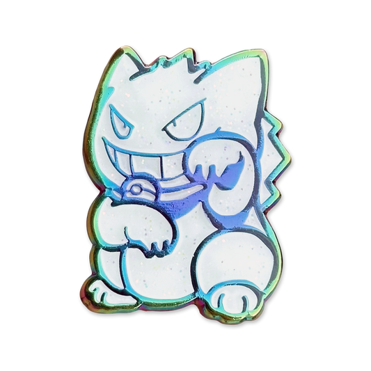 Gengar Neko Anodized Pin
